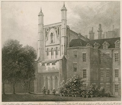 Nordostansicht des Unterhauses nach einer Zeichnung von Thomas Sandby RA von Thomas Sandby