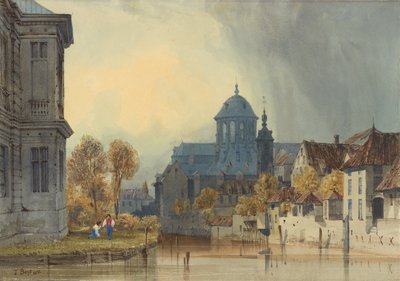 Ansicht der Kirche Unserer Lieben Frau von Hanswijk, Mechelen (Malines), Belgien von Thomas Shotter Boys