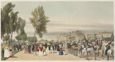 London wie es ist: Hyde Park, nahe Grosvenor Gate von Thomas Shotter Boys