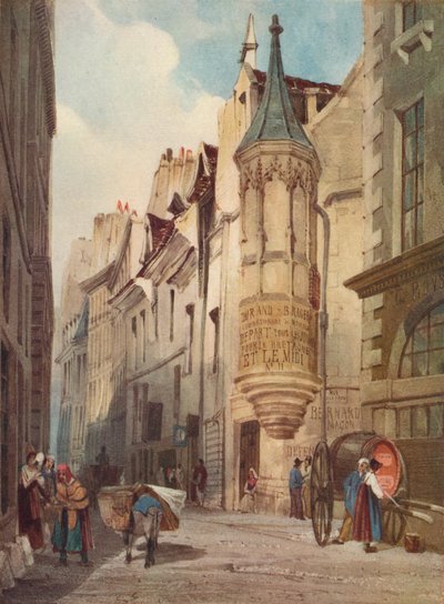 Pariser Straßenszene Das Haus des Admirals Coligny, 1831, 1923 von Thomas Shotter Boys