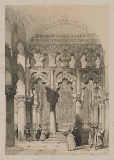 Malerische Skizzen in Spanien: Die Moschee, Cordoba von Thomas Shotter Boys