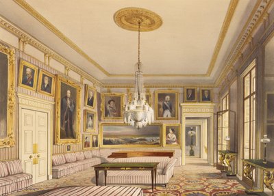 Der gestreifte Salon, Apsley House, 1853 von Thomas Shotter Boys