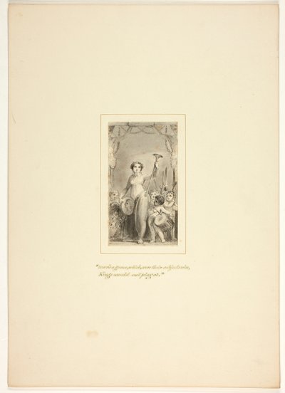 Studie für eine Tafel aus The Task von Thomas Stothard