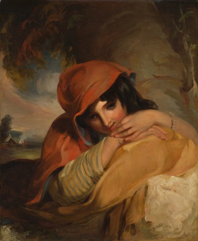 Das Zigeunermädchen von Thomas Sully