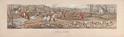Eine Gruppe von vier: Volle Jagd. London, veröffentlicht von Thos. McLean, 1824 von Thomas Sutherland