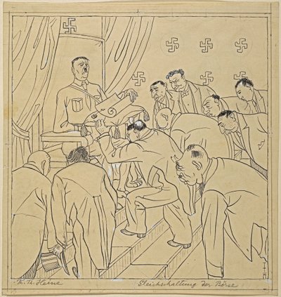 Gleichschaltung der Börse von Thomas Theodor Heine