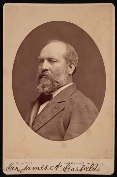 Porträt von James Abram Garfield 1831-1881, Juni 1880 von Thomas William Smillie