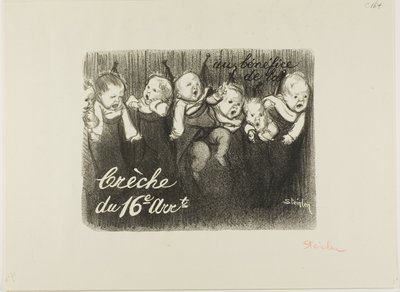 Zum Wohle der Kinderkrippe des 16. Arrondissements von Théophile Alexandre Pierre Steinlen