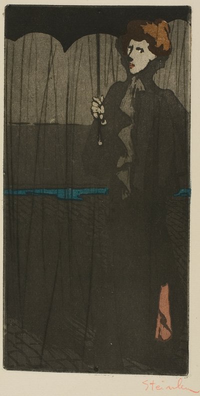 Der Schauer von Théophile Alexandre Pierre Steinlen