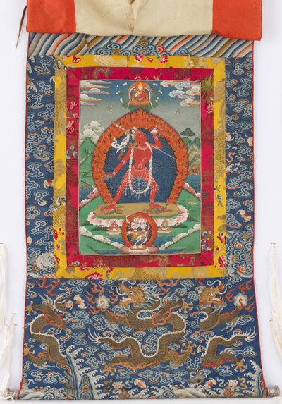 Dakini, Malerei des 19. Jahrhunderts, Textilränder des 19. und 18. Jahrhunderts von Tibetan School