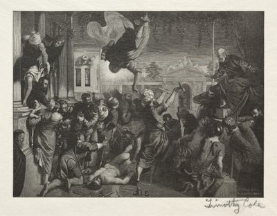 Alte italienische Meister: Das Wunder des Heiligen Markus, 1888-1892 von Timothy Cole