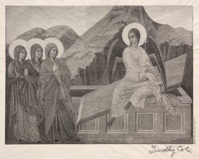 Alte italienische Meister: Die drei Marien am Grab, 1888-1892 von Timothy Cole
