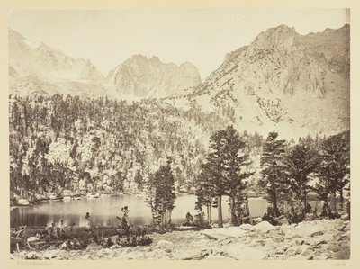 Alpensee, in der Sierra Nevada, Kalifornien von Timothy O