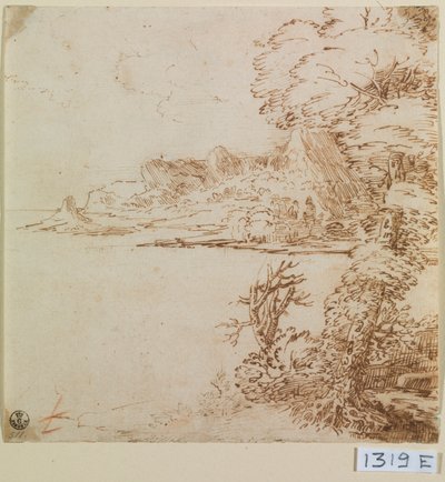 Ansicht einer bergigen Küste von Titian (c.1488 1576)