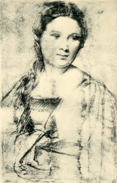 Porträt einer jungen Frau von Tiziano Vecelli