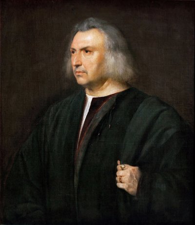 Porträt des Arztes Gian Giacomo Bartolotti da Parma von Tiziano Vecelli