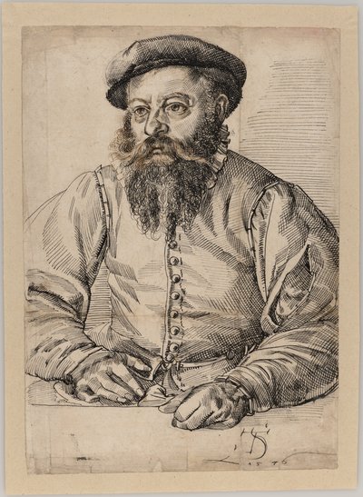 Porträt eines bärtigen Mannes von Tobias Stimmer