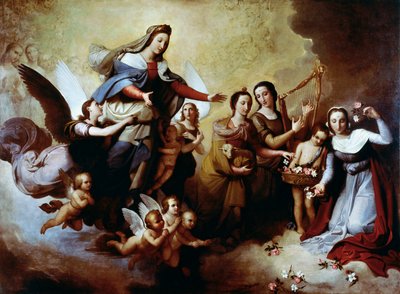 Erscheinung der Jungfrau Maria an den Heiligen Stanislaus Kostka von Tommaso Minardi