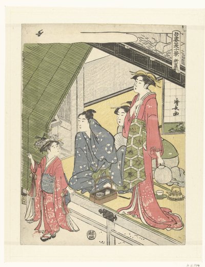 Das Neue Yoshiwara von Torii Kiyonaga