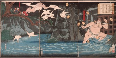 Abendregen bei Nagashino von Tsukioka Yoshitoshi