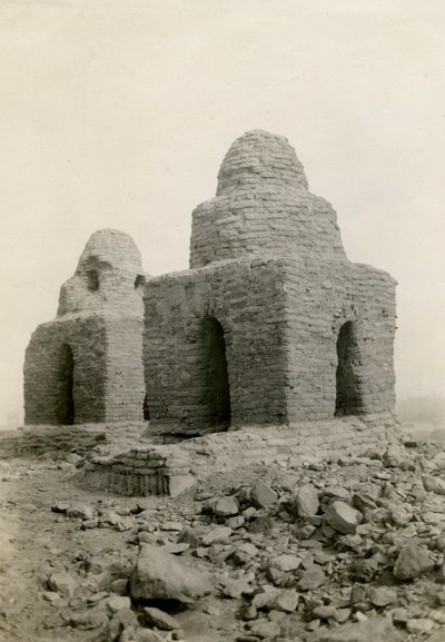 Kuppelgrab, Agargia, Sudan, Fotografie von Ugo Monneret de Villard von Ugo Monneret de Villard