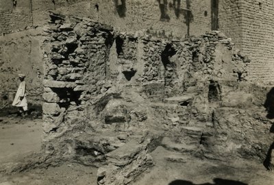 Ruinen der Kirche im Kloster St. Simeon, Assuan, Ägypten von Ugo Monneret de Villard
