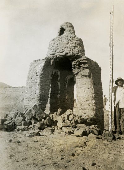Grab in der Nekropole, Qasr Ibrim, Ägypten, Fotografie von Ugo Monneret de Villard von Ugo Monneret de Villard