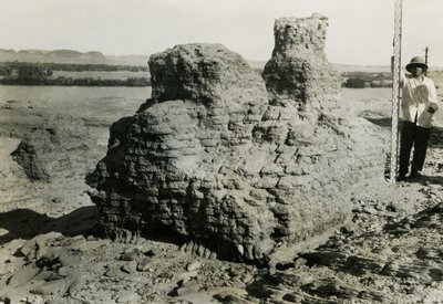 Grab im Nekropolis, Qasr Ibrim, Ägypten, Foto von Ugo Monneret de Villard von Ugo Monneret de Villard