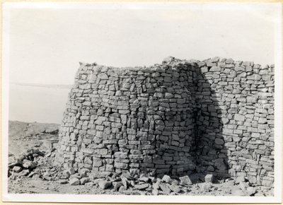 Turm der südöstlichen Ecke, Sabagura, Ägypten, Fotografie von Ugo Monneret de Villard von Ugo Monneret de Villard