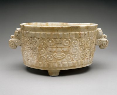 Dreifußvase mit Vogelgriffen, Terminal Classic, 800-1000 von Ulua Ulua