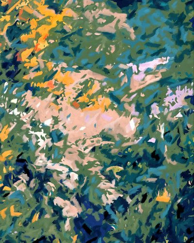 Lebendiges Gartenlaub von Uma Gokhale
