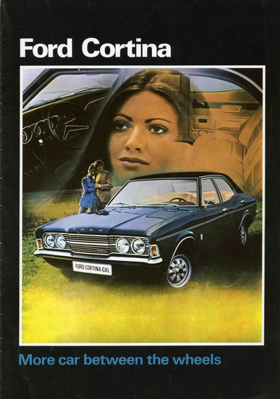 1972 Ford Cortina Mk3 Verkaufsbroschüre Cover von Unbekannt