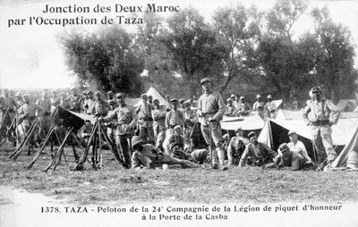 24. Kompanie der französischen Fremdenlegion, Taza, Marokko, 1904 von Unbekannt