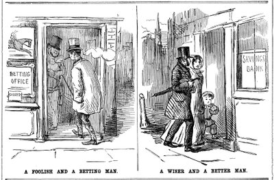 Ein törichter und ein Wettender und ein weiser und ein besserer Mann, 1852 von Unbekannt