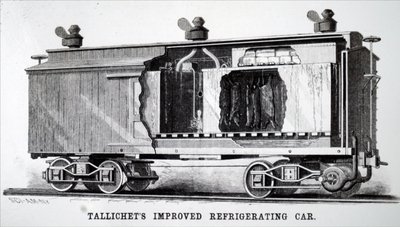 Ein Kühlwagen für kalte Lagerung von Unbekannt