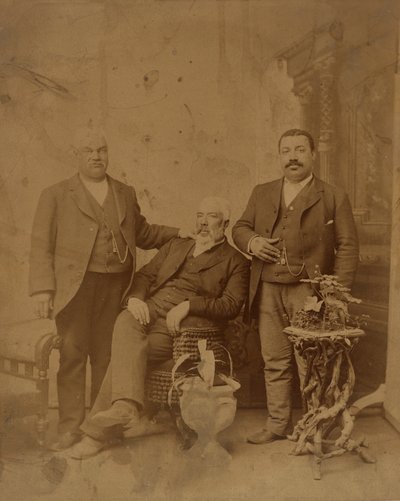 Albuminabzug von drei Mitgliedern der Familie Boyd, 1890-1930 von Unbekannt