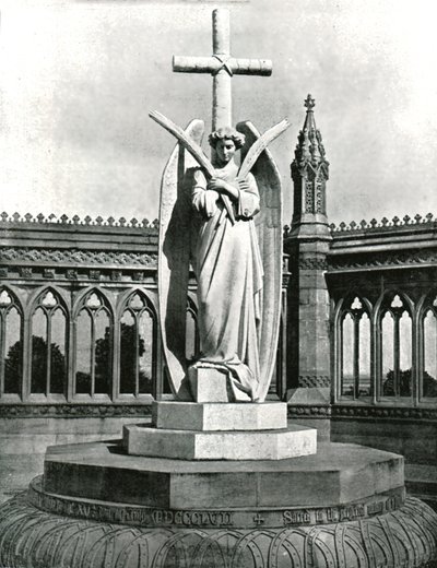 Engel des Gedenkbrunnens, Cawnpore, Indien, 1895 von Unbekannt