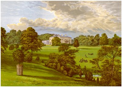 Ashcombe Park, Staffordshire, Heimat der Familie Sneyd, um 1880 von Unbekannt