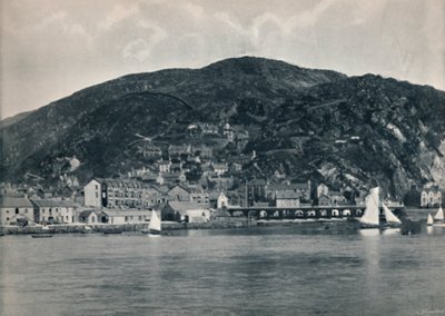 Barmouth - Blick vom Mawddach, zeigt Höhen, 1895 von Unbekannt