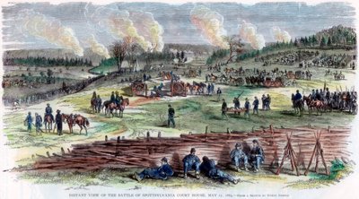Schlacht von Spotsylvania Court House, Virginia, Amerikanischer Bürgerkrieg, 12. Mai 1864 von Unbekannt