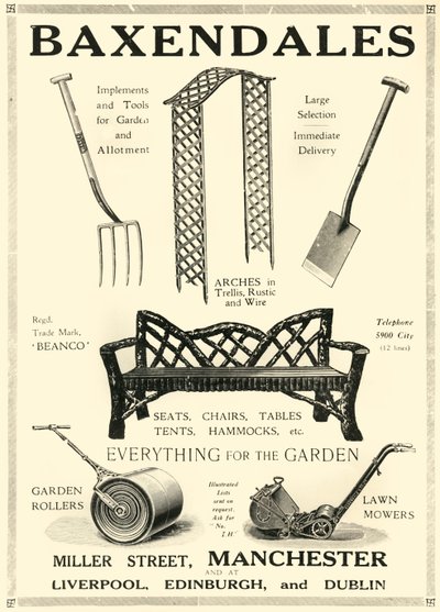 Baxendales, 1920 von Unbekannt