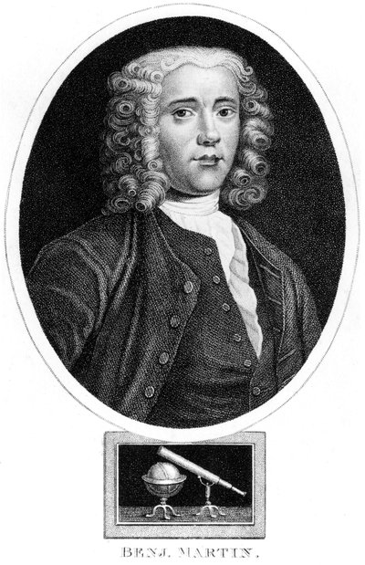 Benjamin Martin, englischer Mathematiker und Instrumentenbauer, ca. 1730er von Unbekannt