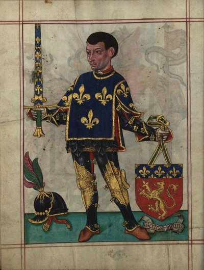 Bertrand du Guesclin aus Livro do Ameiro-Mor, 1509 von Unbekannt
