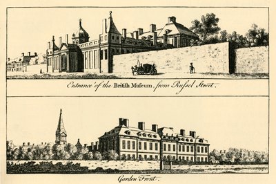 Britisches Museum, um 1753-1810, 1925 von Unbekannt