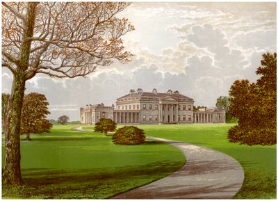 Castle Coole, Enniskillen, County Fermanagh, Heim des Earl of Belmore, ca. 1880 von Unbekannt