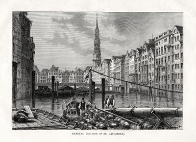 Kirche St. Katharinen, Hamburg, Deutschland, 1879 von Unbekannt