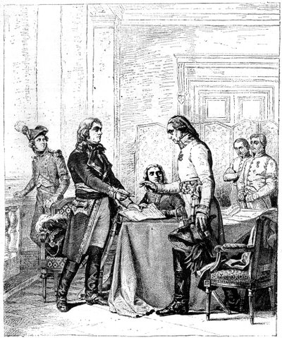 Konvention nach der Schlacht von Marengo, Italien, 15. Juni 1800, 1882-1884 von Unbekannt