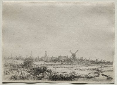 Ansicht von Amsterdam vom Nordwesten, 1700er von Unbekannt