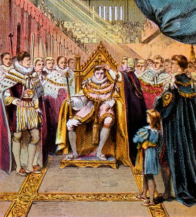 Krönung von George IV, 1820, ca. 1850er Jahre von Unbekannt