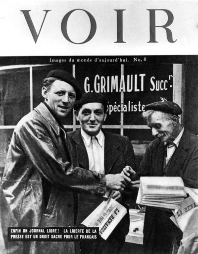 Titelblatt des Voir-Magazins, 1944 von Unbekannt